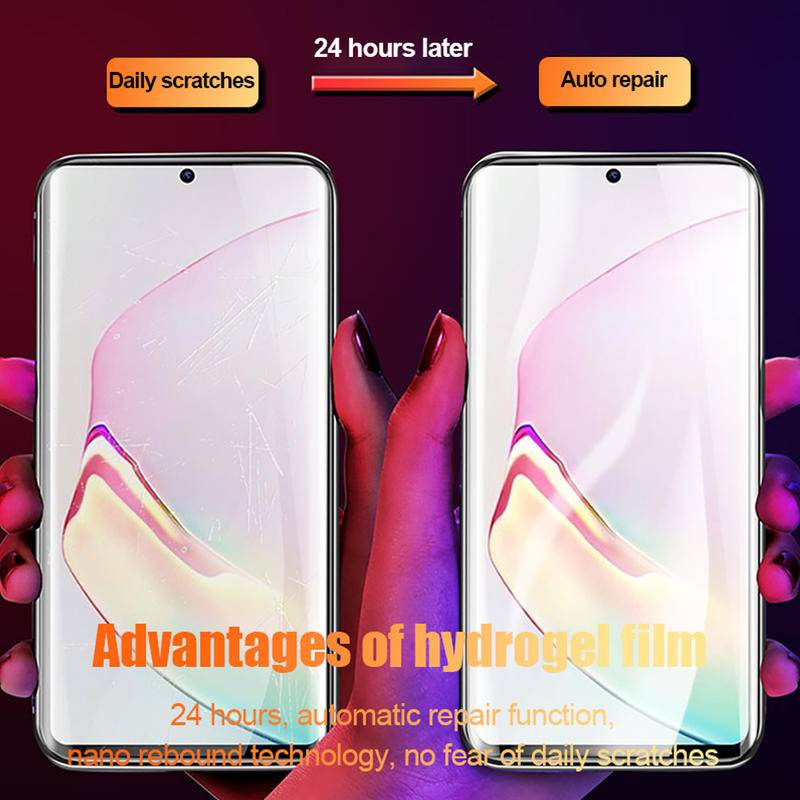 Hydrogel Film For Samsung s9+ / s9 / s8+ / s8 / s7 edge / s7 / s10e / s10+ / s10 / Note 9 / Note 8 / Note 10+ / Note 10 / S20 / S20+ / s20 plus Screen Protector 100D