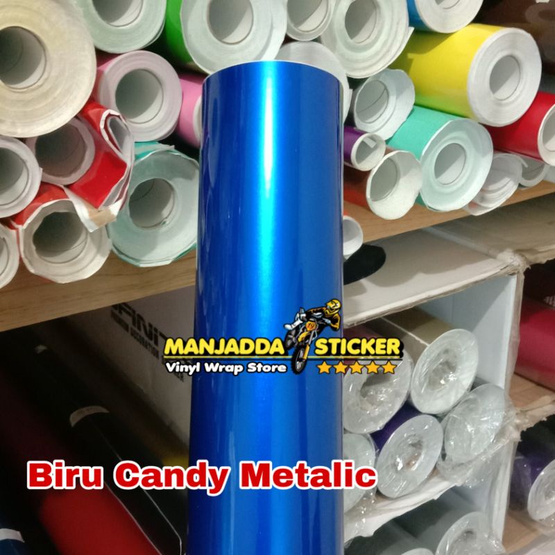 Skotlet Biru Candy Metalic Super Glossy