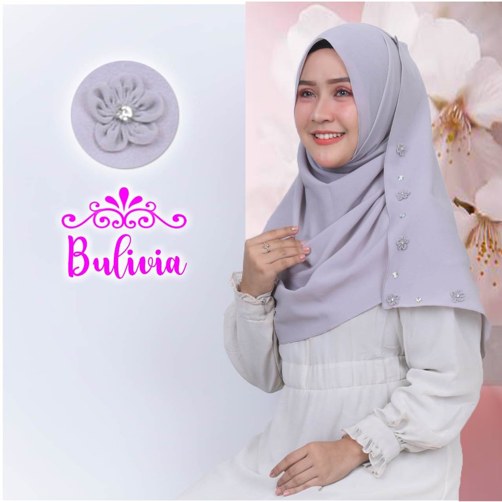  Jilbab  Pashmina  Diamond  Pashmina  murah Shamira 