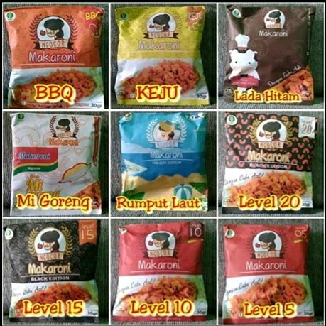 makaroni ngocor basreng ngocor 30gr