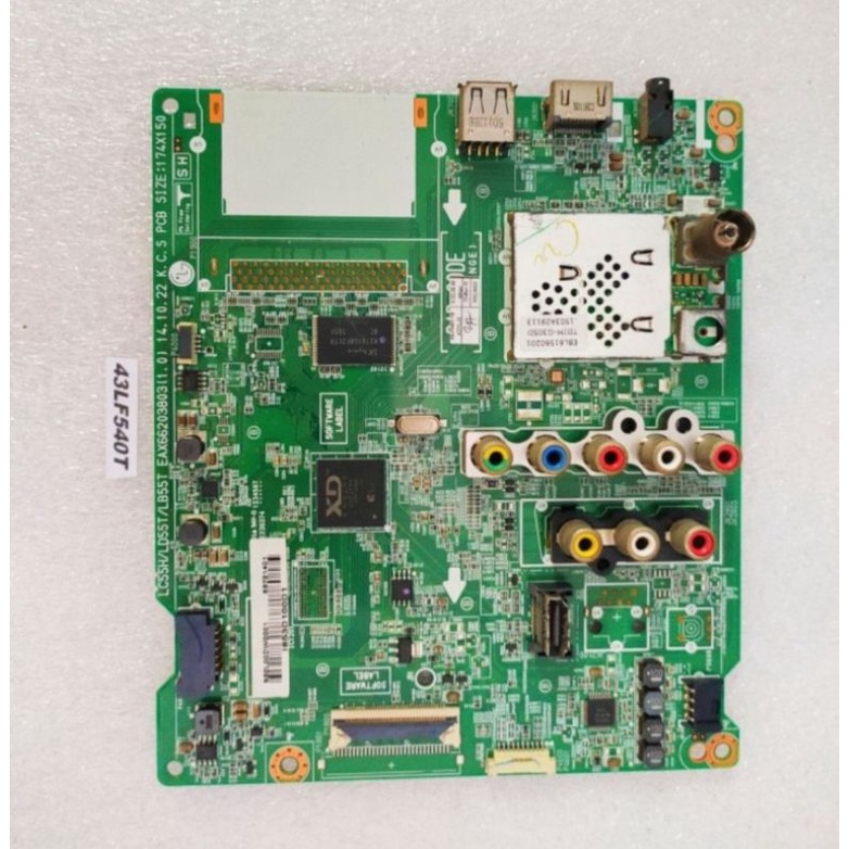 MB - MOTHERBOARD - MAINBOARD TV LED LG 43LF540 - 43LF540T - 43LF540 T