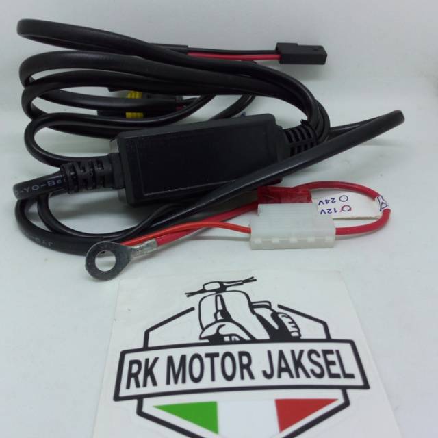 kabel set HID motor  h6 hi lo lampu hid