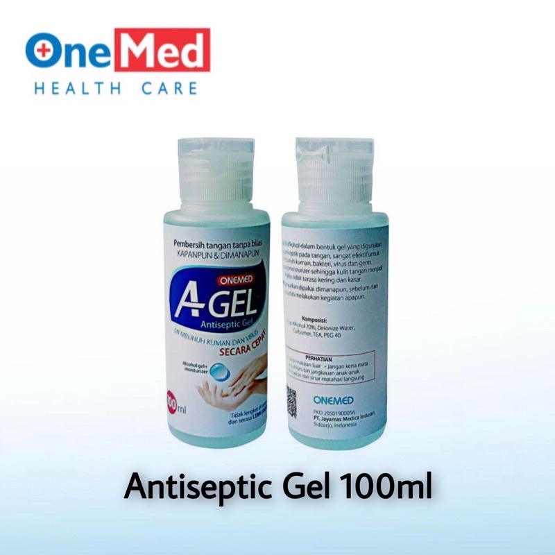 ASEPTIC GEL 100ML ONEMED AGEL FRESH &amp; CLEAN HAND SANITIZER MEDICALONLINE MEDICAL ONLINE