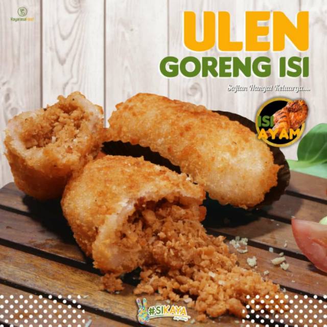Ulen goreng isi ayam