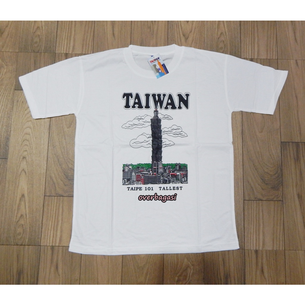 KAOS TAIWAN MURAH ANAK & DEWASA / KAOS SOUVENIR TAIWAN UNISEX