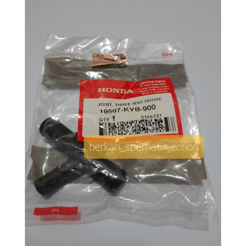 Joint radiator KVB-900 /sambungan selang radiator /T radiator vario 110 original