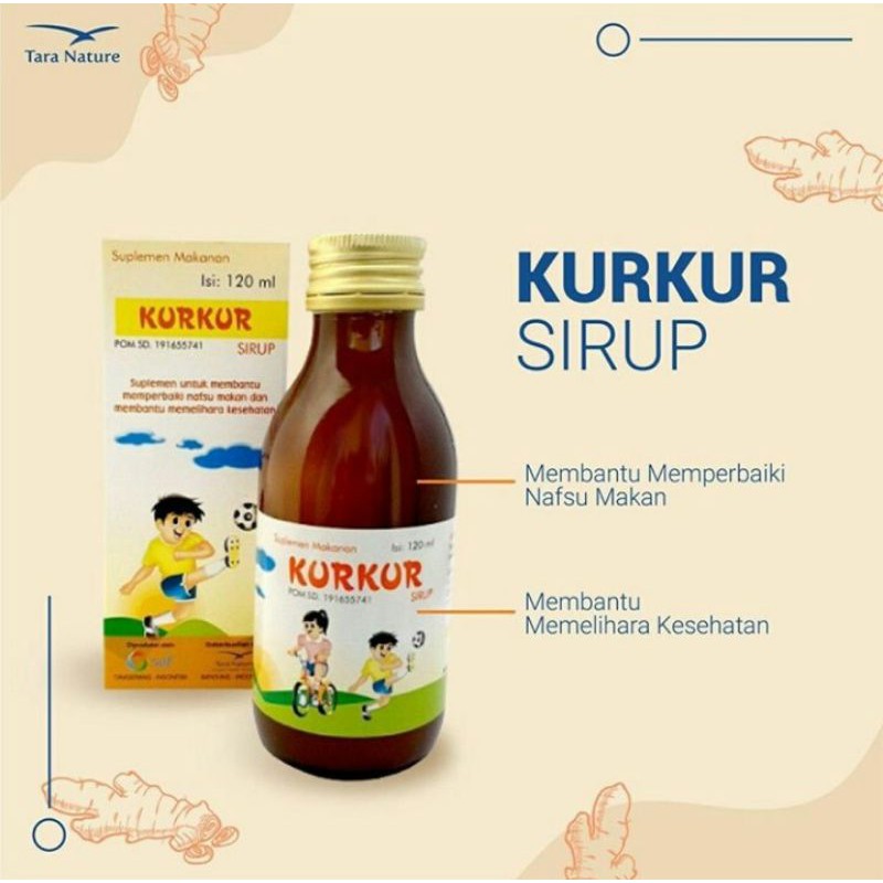 TARA KURKUR || KURKUR SIRUP (Multivitamin Kesehatan & Pertumbuhan Anak)