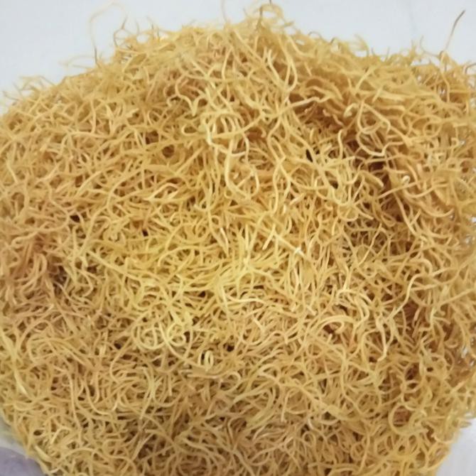 

Terlaris# Produk Terlaris / Mie Kering. (Mie Halus Garing) 500 Gram Sudah Goreng