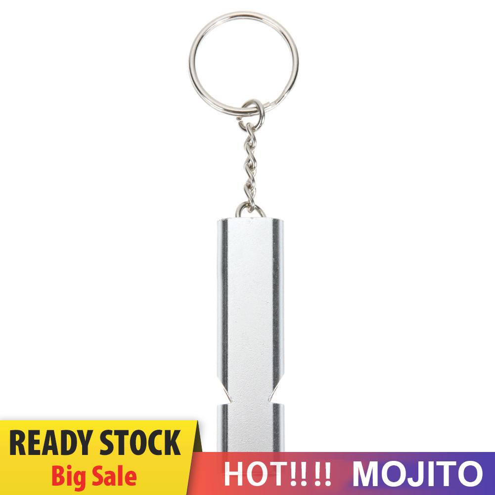 MOJITO Outdoor Camping Hiking Tool Aluminum Alloy Emergency Survival Whistle