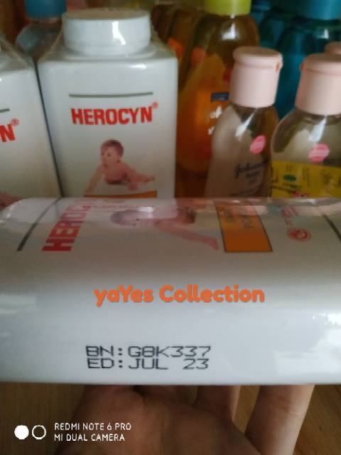Herocyn bedak bayi tabur serbuk baby powder 100gr 200 g herocin perawatan tubuh kulit biang keringat