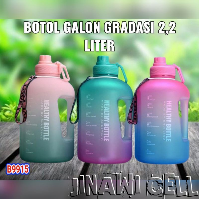 BOTOL GALON GRADASI 2,2 LITER BOTOL AIR MINUM