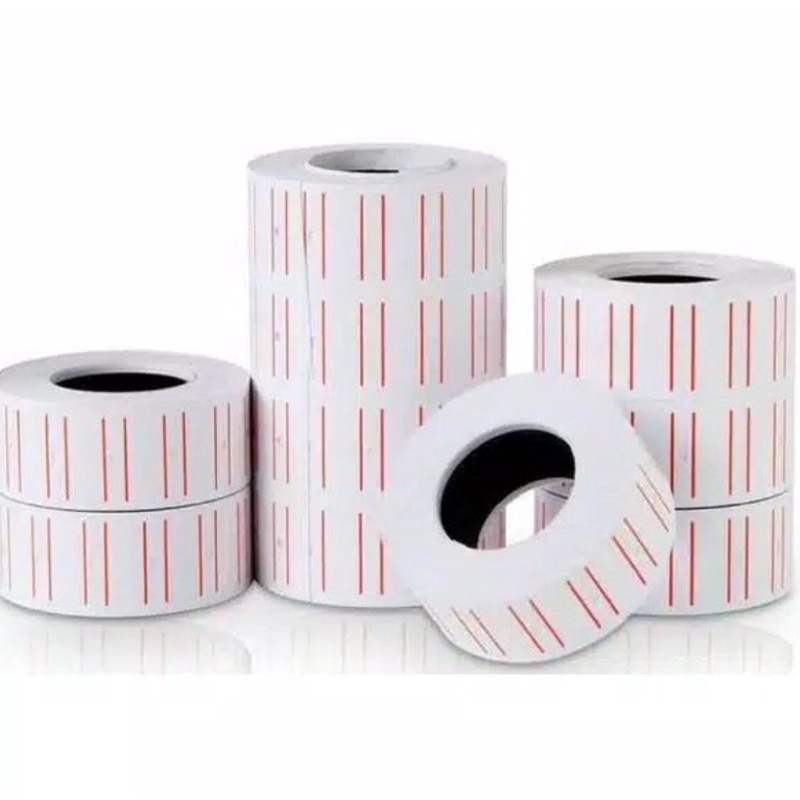 

KERTAS STICKER LABEL HARGA 1 BARIS LINE ISI REFILL PRICE LABEL MX5500