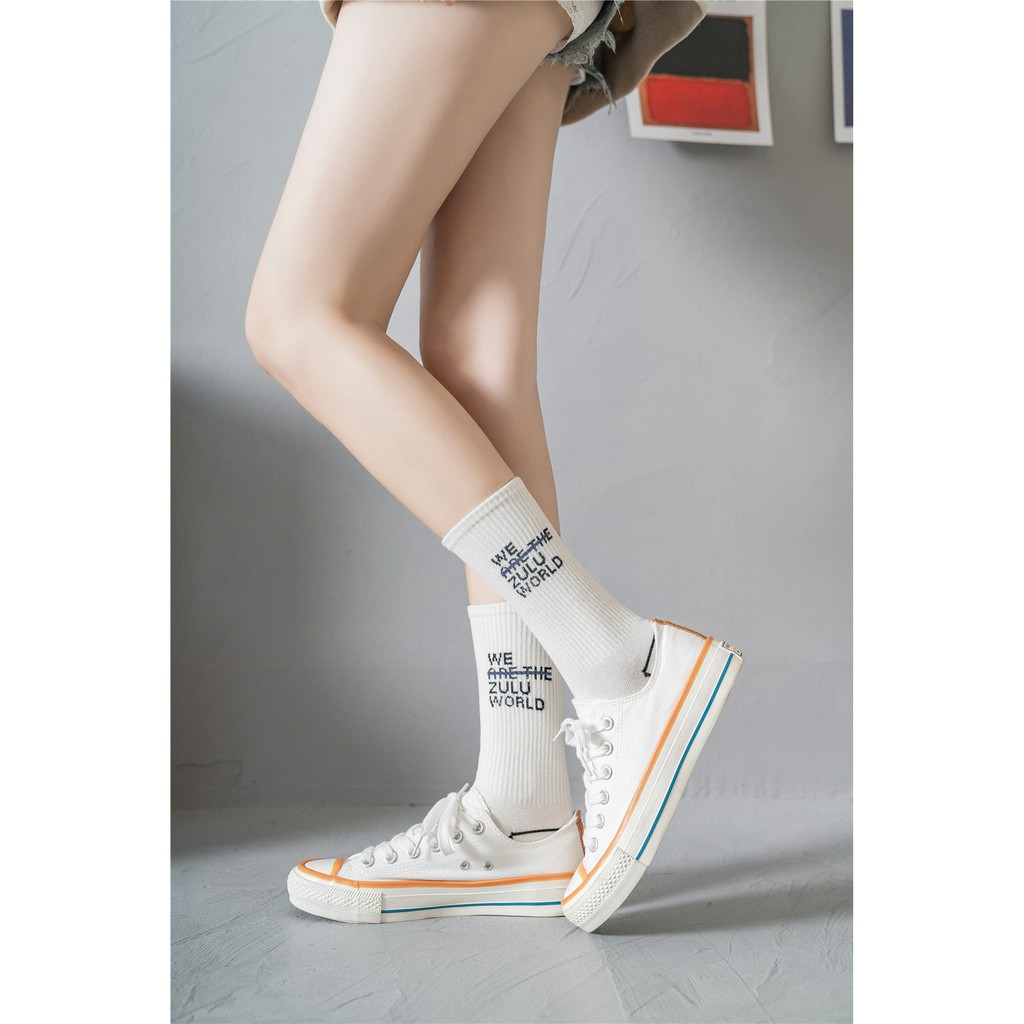 KK-51 kaos kaki wanita cotton tebal olahraga casual 1975 1977 socks import jepang