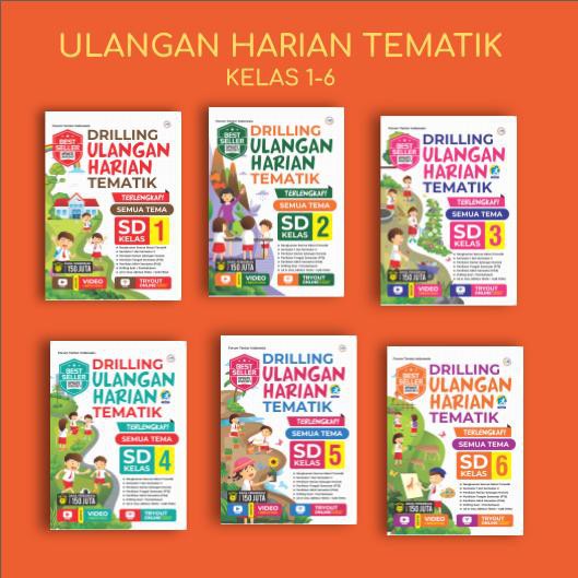 Jual [buku Ulangan Harian Sd] Drilling Ulangan Harian Kelas 1 6 Sd Mi