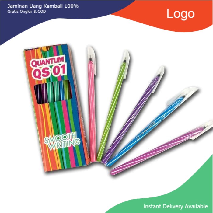 

Bolpen Quantum QS 01 Per Pack Isi 12