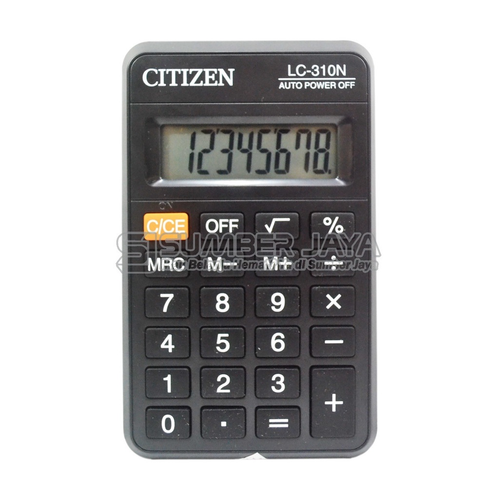 

Kalkulator Citizen Pocket Calculator LC - 310N