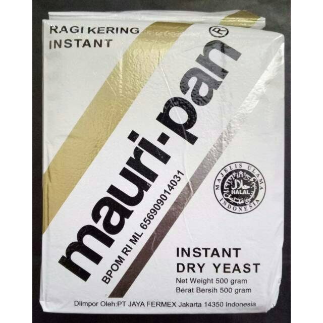 

MAURIPAN GOLD INSTANT DRY YEAST. RAGI KERING INSTAN. || 500gr