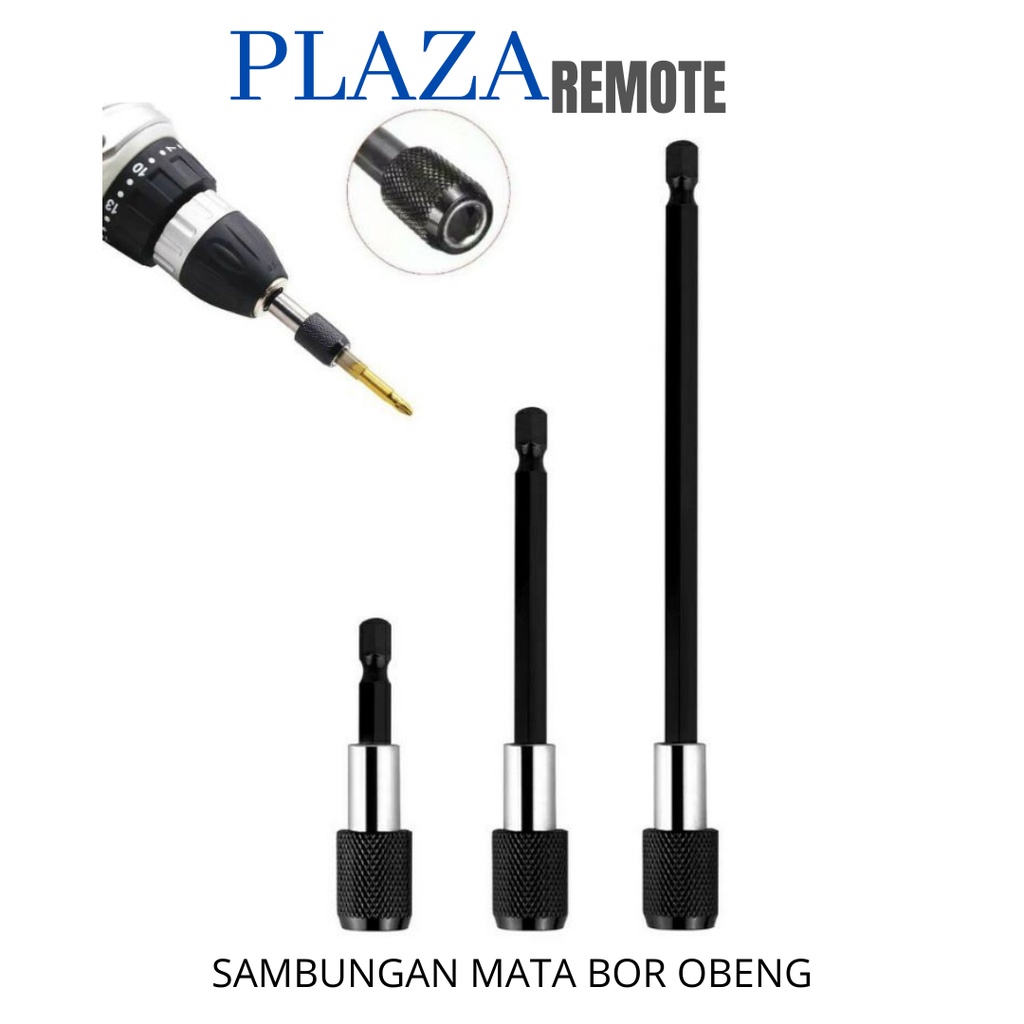Extension Rod ADAPTER SAMBUNGAN MATA OBENG HEXAGONAL 1/4 6.35 MM