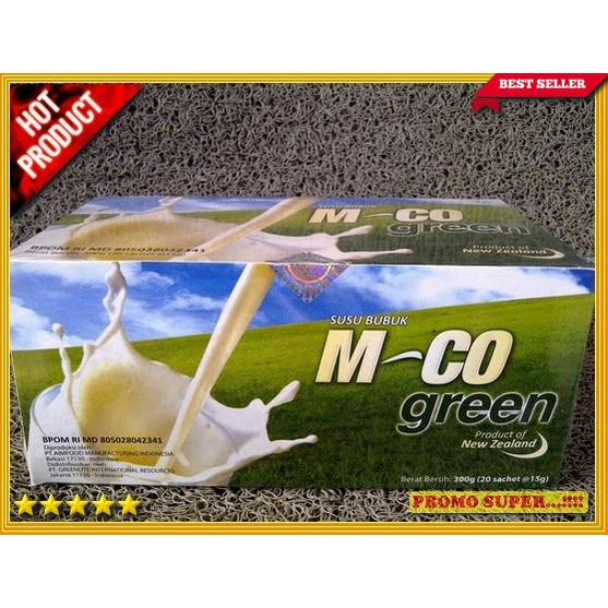 

SUSU MCO GREEN COLUSTRUM , M'CO, M CO, M-CO KOLUSTRUM, FORTICO, IGCO Y1327