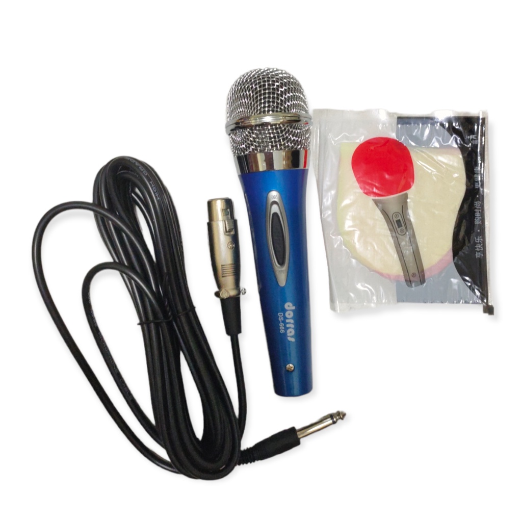 COD_KABEL MICROPHONE 5METER FULL PAKET MIC DORRAS DYNAMIC MICROPHONE MIC VOKAL MURAH KUALITAS ORI