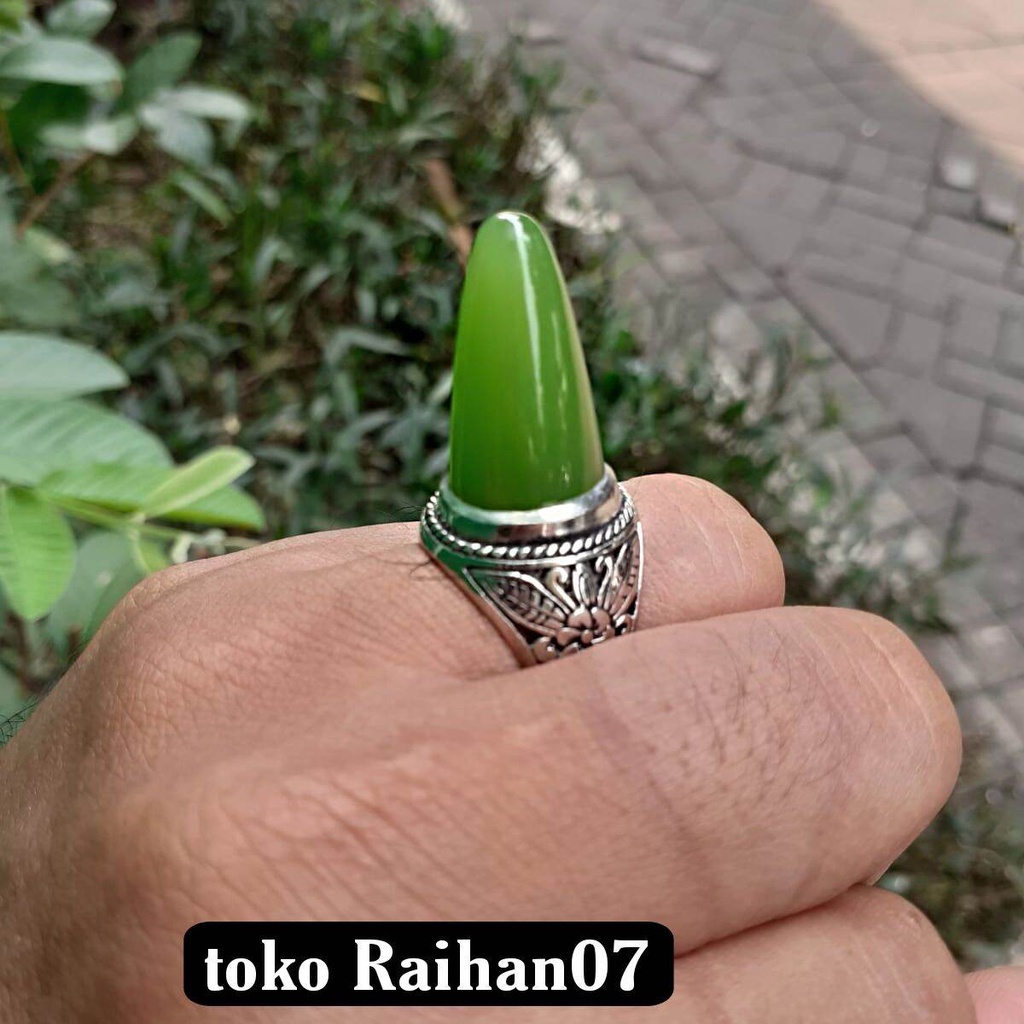 CINCIN BATU AKIK HIJAU GIOK ACEH