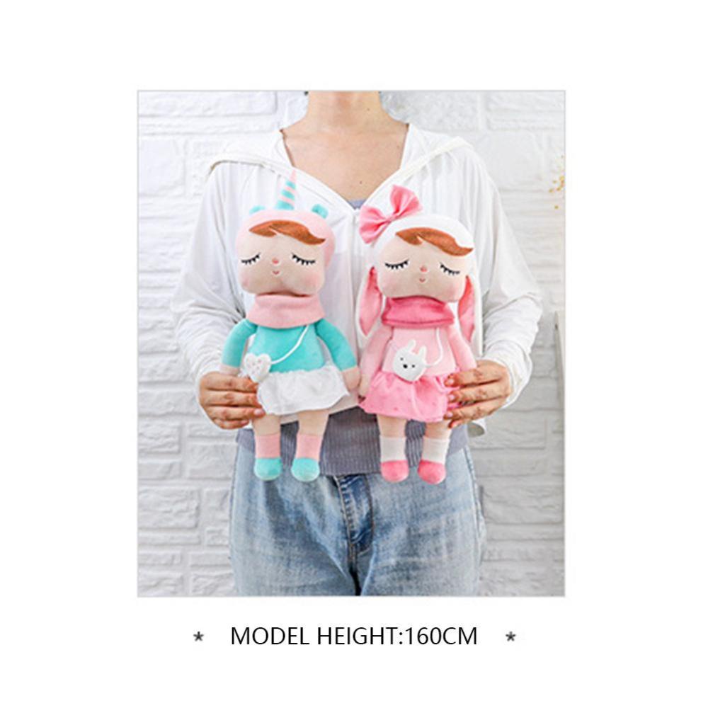 Timekey Metoo Mainan Boneka Angela Rabbit 33cm Untuk Hadiah Natalulang Tahun Anak Perempuan E8F8