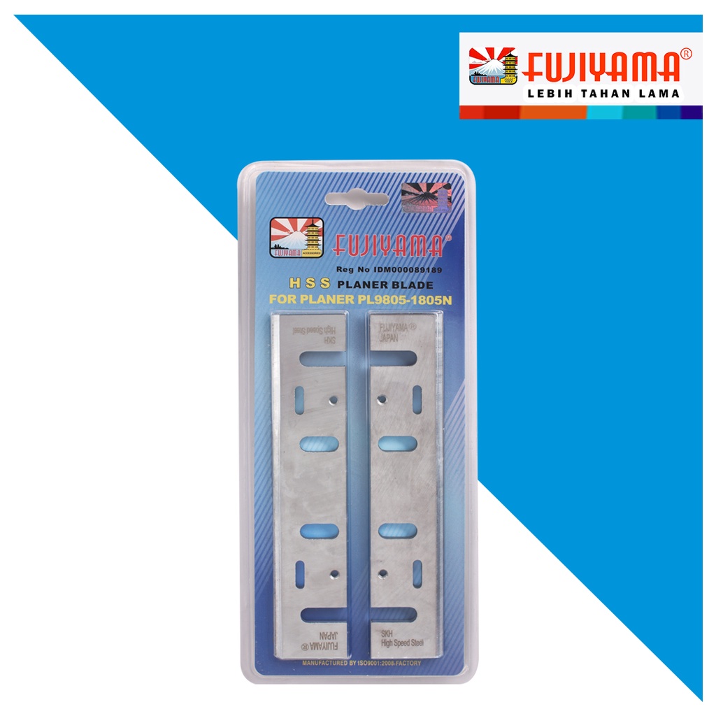FUJIYAMA Planer Blade 155 mm PL9805 HSS Mata Pisau Mesin Planner
