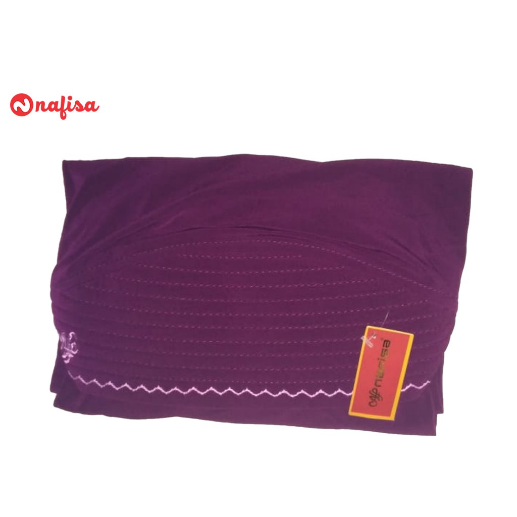 TERBARU !!! Kerudung Instan Nafisa Belvana | Hijab Instan Jumbo Hijab Instan Muslimah Jilbab Bergo Pesta Simpel-Ungu Tua