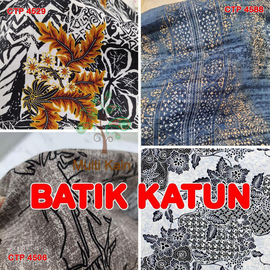 Kain Bahan Kain Batik Katun Jepang / Cotton Japan Print Batik