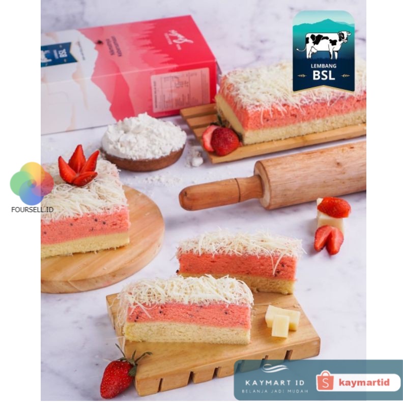 

Bolu Susu Lembang STRAWBERRY BSL Oleh Oleh Bandung