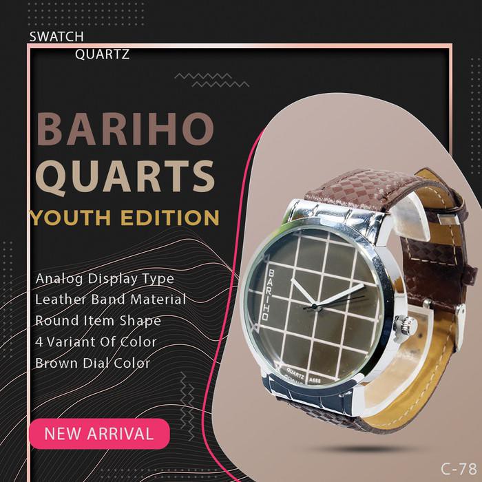 NEW BARIHO WATCHES JAM TANGAN ANALOG FASHIONABLE WANITA C-78