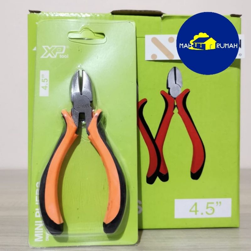 XP TOOL - TANG MINI KECIL 4.5&quot; 4,5 inch Kombinasi Lancip Potong Knip Karet @1pcs