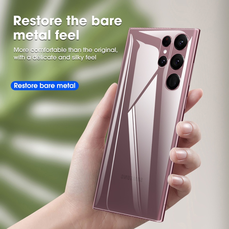 Film Pelindung Layar Hydrogel Anti Gores / Sidik Jari Untuk Samsung S22