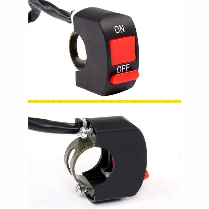 Switch On/Off Tombol untuk Lampu tambahan Motor - BSDDP