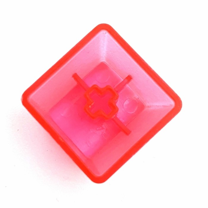 Keycap CLV 1U pink polos blank replacement keyboard button tombol