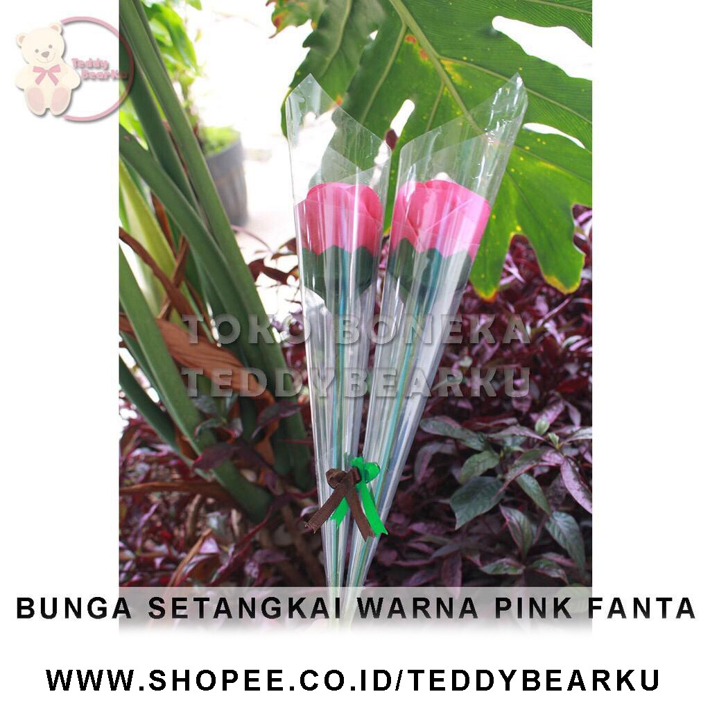 BUNGA SETANGKAI PINK FANTA