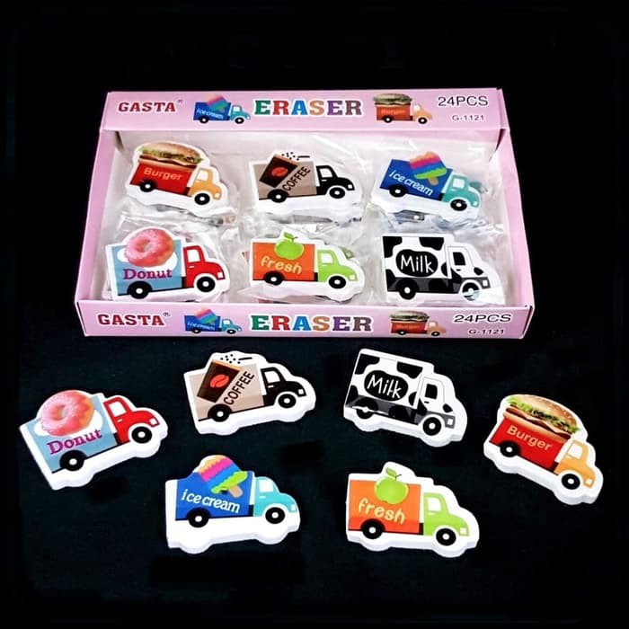 

Stip Penghapus lucu Mobil (isi 24 pcs)