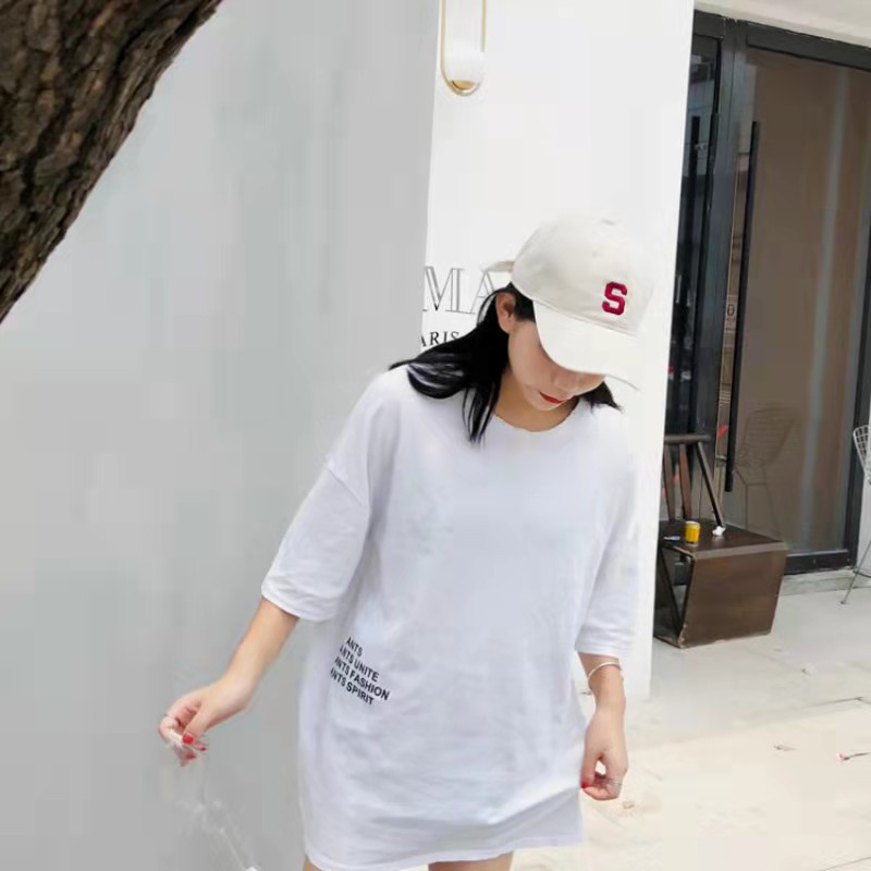 Topi Baseball Wanita Casual Korean Fashion Dengan Bordir Tulisan S Import