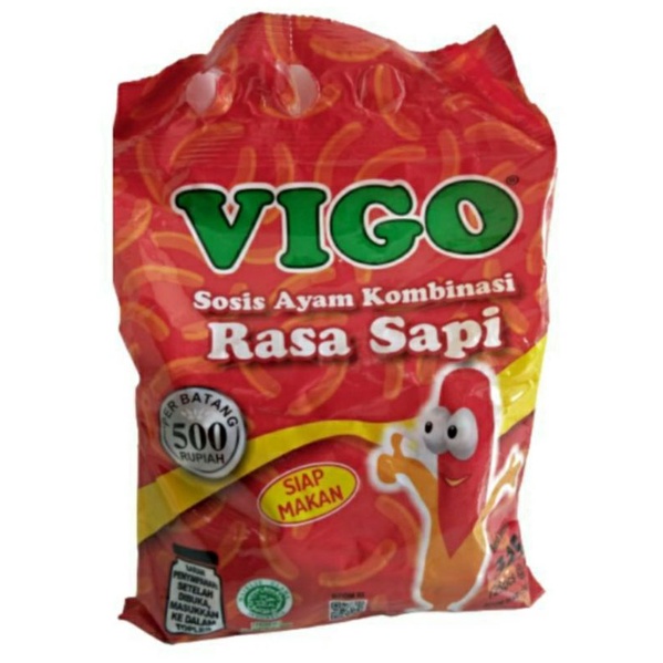 ✔MURAH Sosis Sapi VIGO Siap Makan Isi 25 / Bekal Sekolah / Vigo Sosis Sapi / Sosis Siap Makan