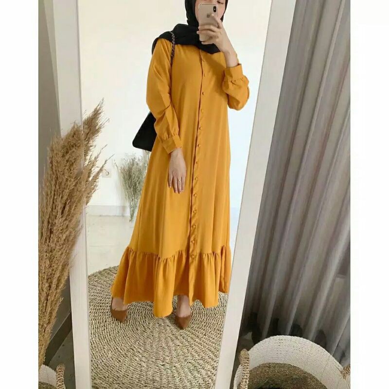 Gamis Bella Maxi Dress/Murah Meriah