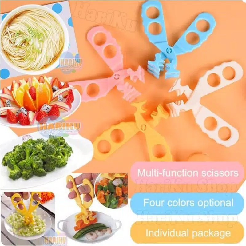 Gunting Penghancur Penghalus Makanan Bayi MPASI / Baby Food Cutter