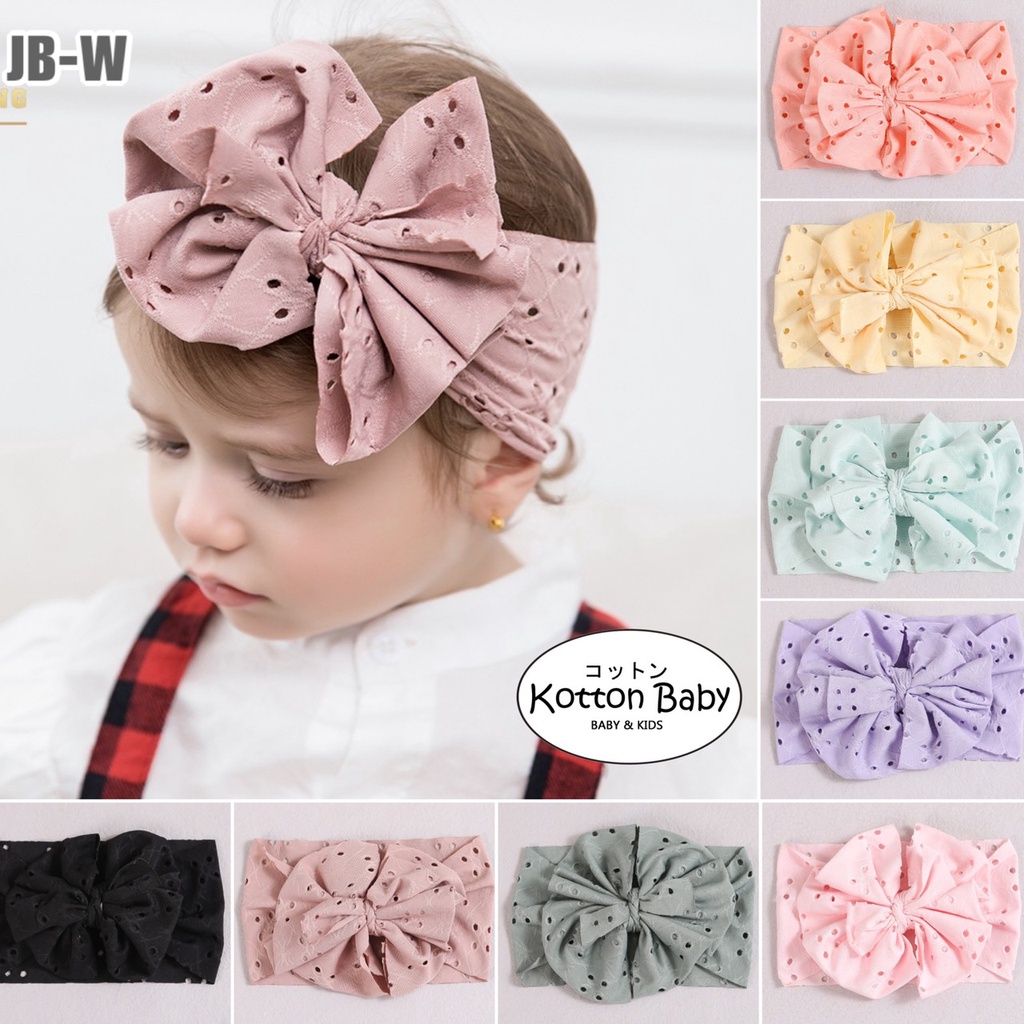 (Big Bow) Bandana bayi headband jumbo premium import pita anak perempuan catalog jbay JB W