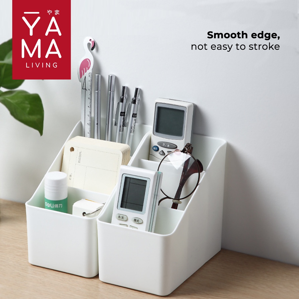 YAMA ZAWA Desk Organizer Storage Meja Stationery Rak Alat Tulis Make Up Kosmetik