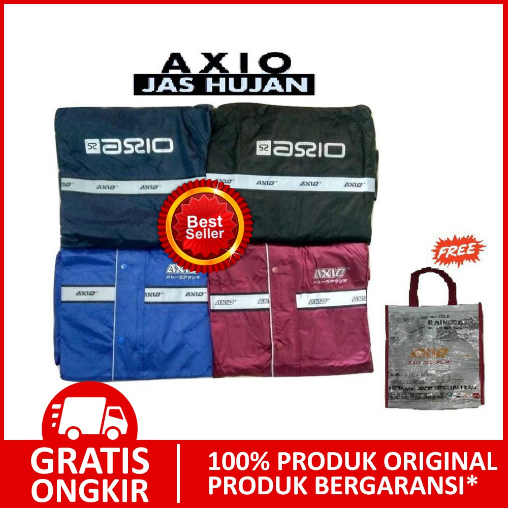 Jas Hujan AXIO 882 ORIGINAL 100% Asli Mantel Setelan Axio Europe Ukuran S M L XL XXL 3XL ANTI BOCOR