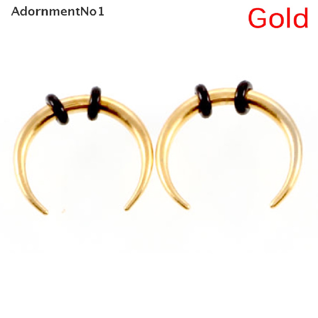 (AdornmentNo1) Anting Jepit Hidung Bahan Surgical Steel Untuk Wanita