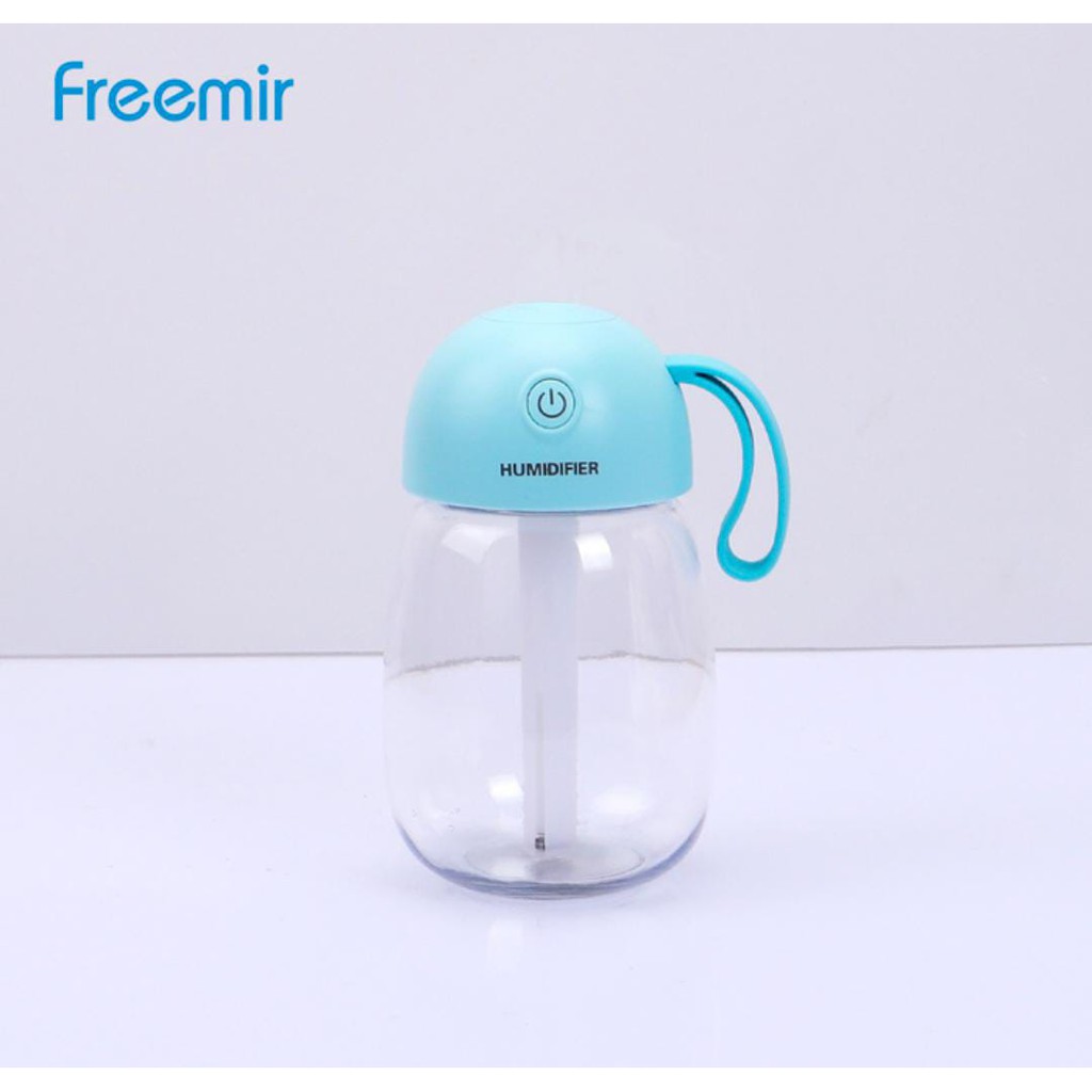 Diffuser Oil / Humidifier / Aroma Terapi - Desain Botol LED Colour 300mL -BIRU