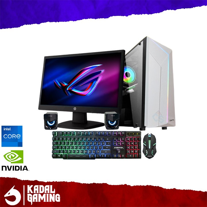 PC GAMING INTEL CORE i3 530 VGA NVIDIA 4GB RAM FULLSET EDITING KOMPUTER