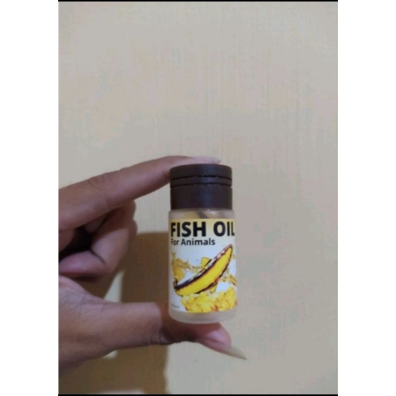 Minyak ikan Fish Oil Vitamin Kucing Ajing Cavy Hamster