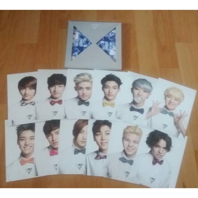 Seventeen 1st Mini Album 17 Carat + Postcard (white)