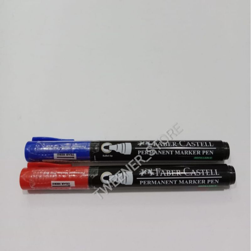 

Faber Castell Permanent Marker Pen | Spidol Permanent | Refillable